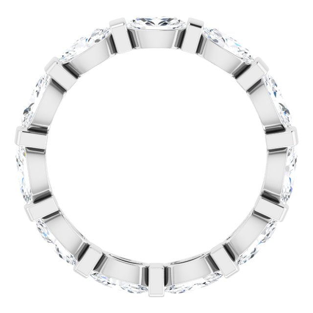 2.31 ct. Oval Diamond Eternity Band-VIRABYANI